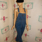 Vintage Route 66 Blue Jean Overalls Size M