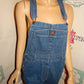 Vintage Route 66 Blue Jean Overalls Size M