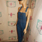 Vintage Route 66 Blue Jean Overalls Size M