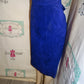 Vintage Jon Lawerence Purple Suede Skirt Size 1x