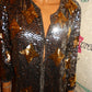 Vintage Kiss and Tell Silver Gold Star Sequins Jacket Size M