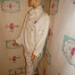 Vintage Pierre Cardin White Track Suit Size XL