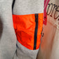 Vintage Nike Gray/Neon Orange Sweat Shirt Size 2x