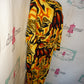 Vintage The African Heritage Yellow/Black Elk 2 Piece Pants Set Size 3x