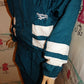 Vintage Reebok Green/White 2 Piece Track Suit Size M