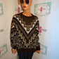 Vintage London Gog Green/Tan Sweater Size 1x