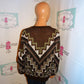 Vintage London Gog Green/Tan Sweater Size 1x