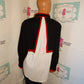 Vintage Spindle River Red/Black/White Blouse Size L