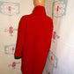 Vintage New Bay Red Sweater Coat Size 1x