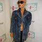 Vintage Pado Acid Wash  Beaded Batwing Sleeve Jacket Size 1x