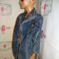 Vintage Pado Acid Wash  Beaded Batwing Sleeve Jacket Size 1x
