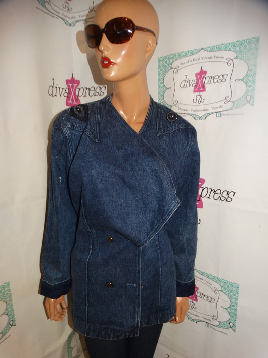 Vintage J.HAmilton Jean Top/Blazer Size S