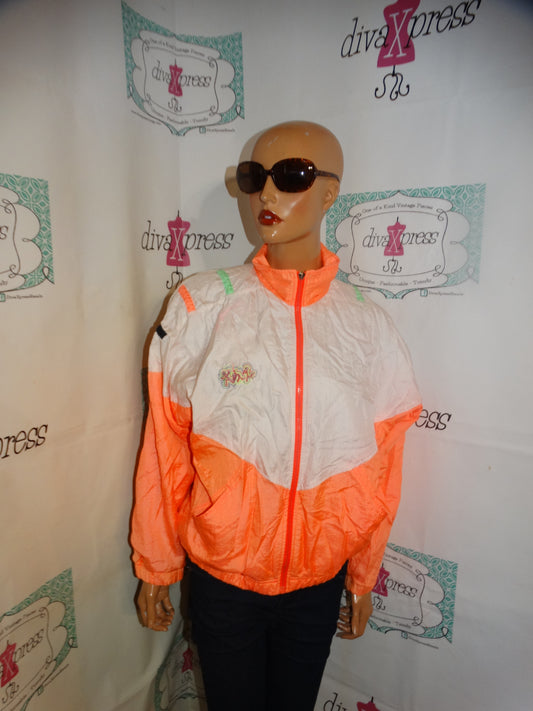 Vintage Sergio Tachinni Neon White Jacket Size M