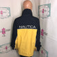 Vintage Nautica Blue/Yellow Jacket Size XL