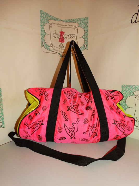 Vintage Pink NEon Bag Size L