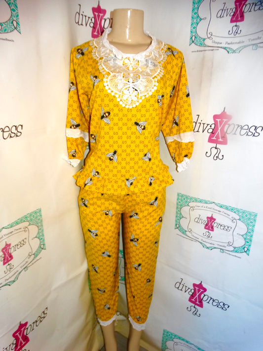 Yellow GG 2 Piece Set Size M