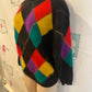 Vintage Rafaella Black Colorful Sweater Size L