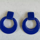 Vintage Purple and Blue Clip ON earrings ( both pair) (Shipping INCLUDED IN PRICE)