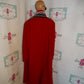 Vintage Red Wool Coat With Scarf Size 3x