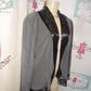 Vintage Jovani Gray Beaded Blazer Size XL