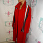 Vintage Red Wool Coat With Scarf Size 3x