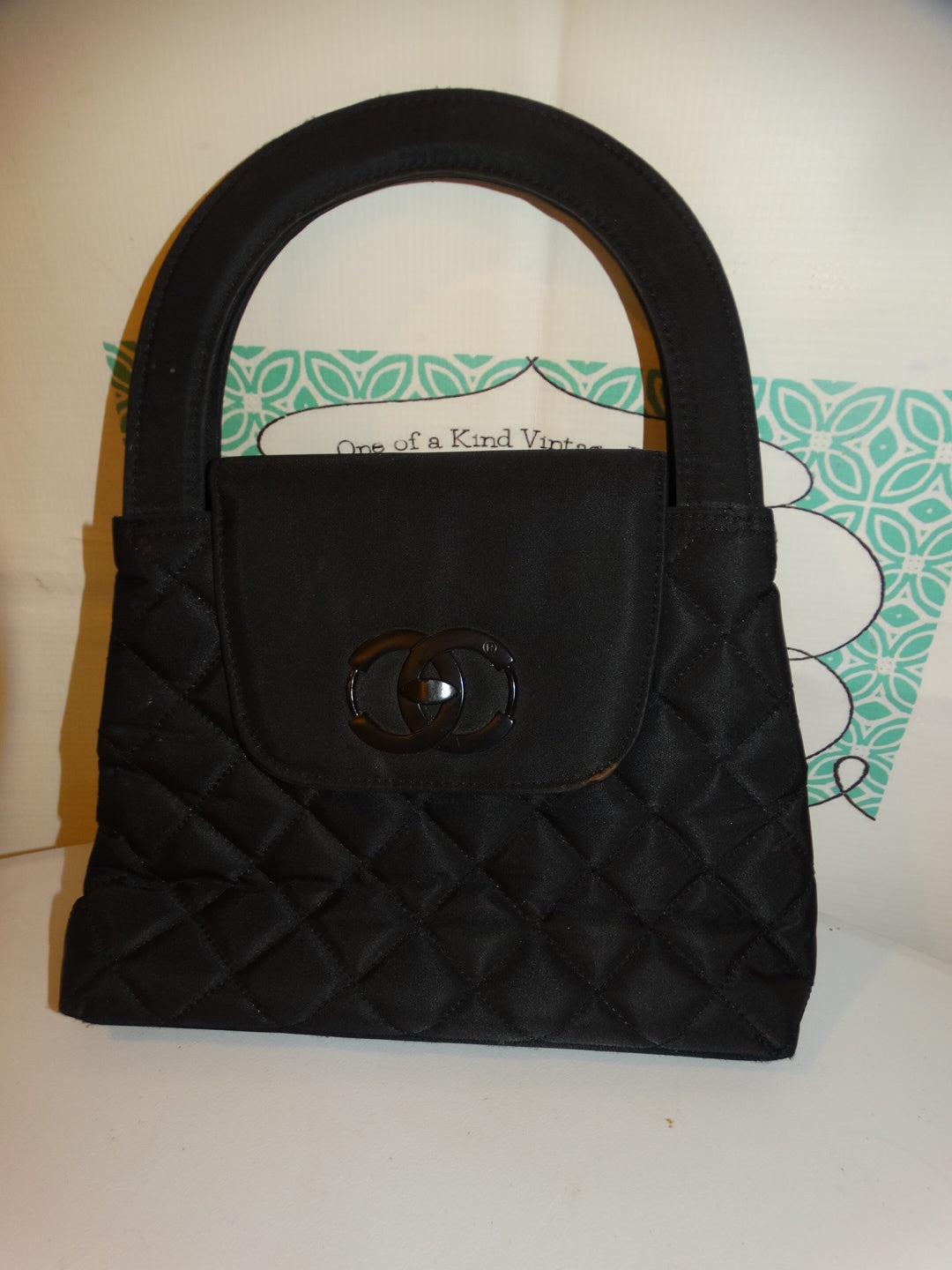 Vintage Small Black Purse Size S