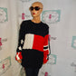 Vintage Tommy Hilfiger Blue/Red/White Sweater Size 1x