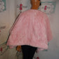 Vintage Pink Heavy Poncho 1 Size Fits All!!