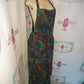 Vintage Leopard JEan Overall  Dress Size L