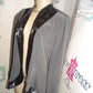 Vintage Jovani Gray Beaded Blazer Size XL
